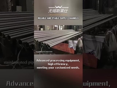 Tubi in acciaio inossidabile resistenti alla corrosione per uso industriale e civile