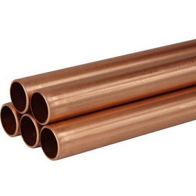 C10400 C10500 C10700 EN H62 H65 H68 Tubo dritto in metallo senza saldatura / Tubo in rame OD 1/2 "3/4" Tubi rotondi in rame
