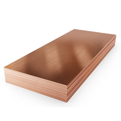 Materiale puro C11000 C10200 C17200 4x8 5mm del rame di strato del piatto di rame di ASTM spessi