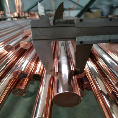 ASTM B187 C12200 Fossoro-disossidato rame barra rotonda eccellente resistenza alla corrosione per scambiatori di calore