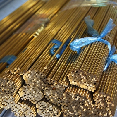 Materiale di rame resistente alla corrosione C2100 C21000 Cuzn5 CZ125 H95 Barre di rame solide