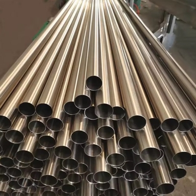 201 316 Acciaio inossidabile tubo decorativo specchio spazzolato 316l taglio laser rotondo