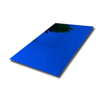 Fogli di acciaio inossidabile laminati a superficie riflettente lucida 317l per progetti decorativi di alta qualità