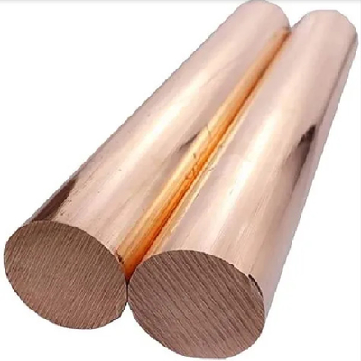 JIS H3250 C1100 Superficie lucidata con barre rotonde di rame puro per ingegneria elettrica