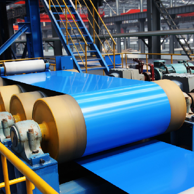 Bobina di acciaio colorato zincato con rivestimento PE / SMP / PVDF per uso esterno a lungo termine